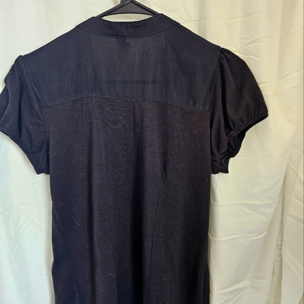 Maurices Dress shirt Poly/Rayon/Spandex Black Button up